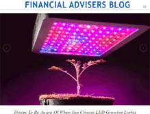 Tablet Screenshot of financialadvisersblog.com